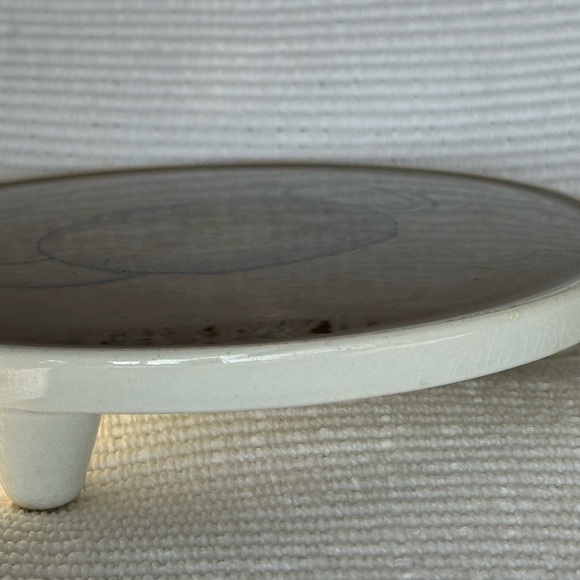 1975 MCM VILLEROY & BOCH Dresden Teapot Design Porcelain Trivet-Marked 6”across - Picture 2 of 5